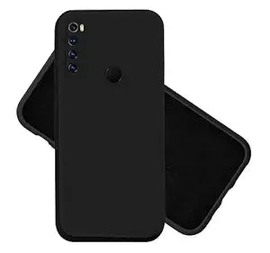 Black Camera Original Silicone Case for Redmi Note 8 - The Hatke