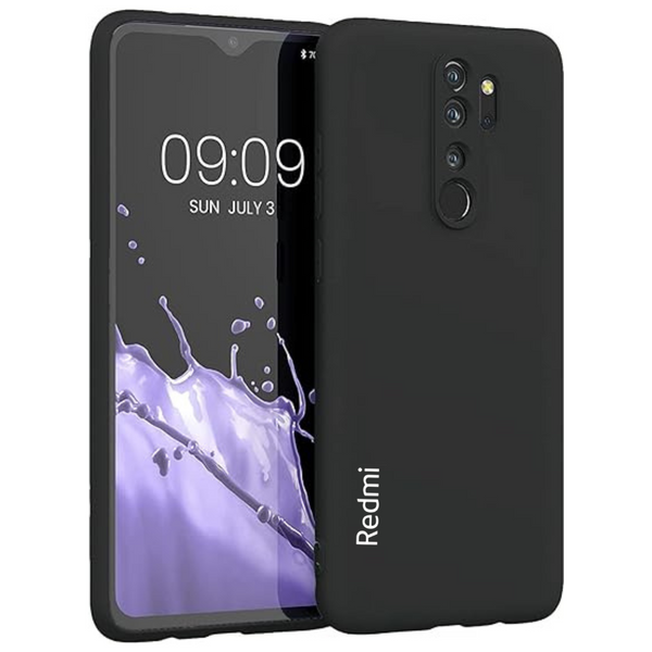 Black Camera Original Silicone Case for Redmi Note 8 Pro - The Hatke