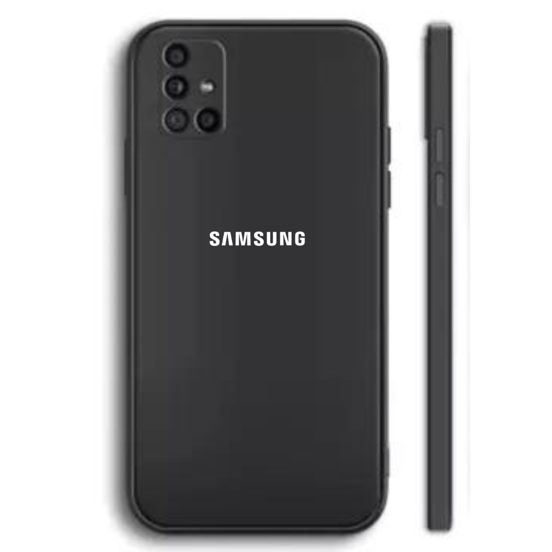 Black Camera Original Silicone Case for Samsung A51 - The Hatke