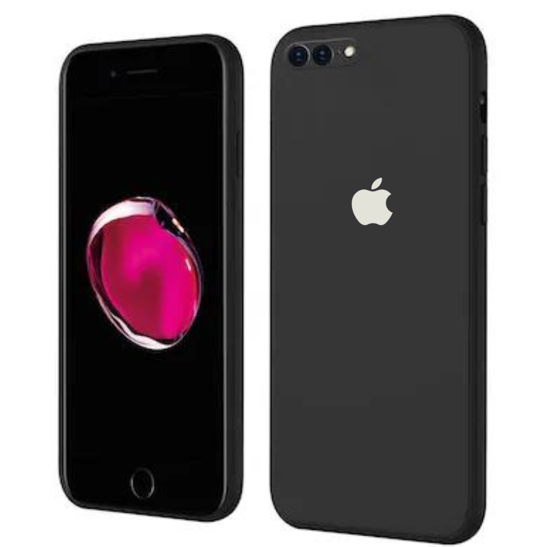 Black Camera Original Silicone case for Apple iphone 7 Plus