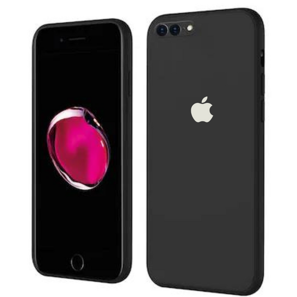 Black Camera Original Silicone case for Apple iphone 7 Plus