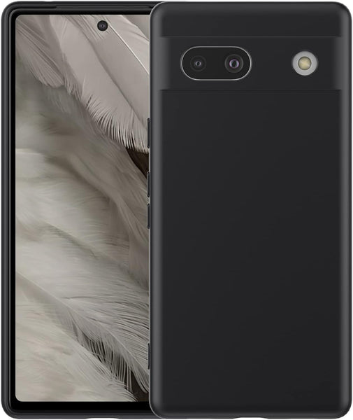 Black Camera Original Silicone case for Google Pixel 7 - The Hatke