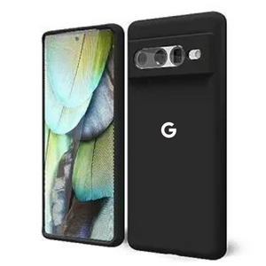 Black Camera Original Silicone case for Google Pixel 7 Pro - The Hatke