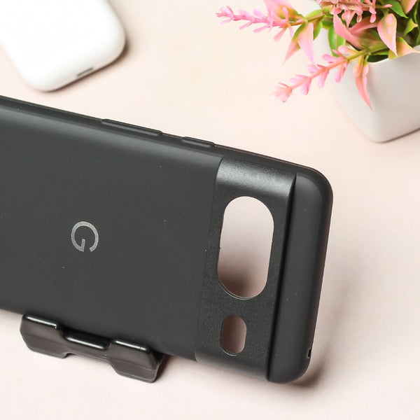 Black Camera Original Silicone case for Google Pixel 8 - The Hatke