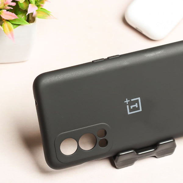 Black Camera Original Silicone case for Oneplus Nord 2 - The Hatke