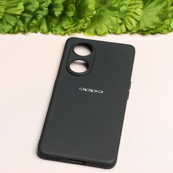 Black Camera Original Silicone case for Oppo Reno 8T - The Hatke