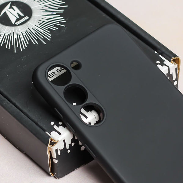 Black Camera Original Silicone case for Samsung S23 5G - The Hatke