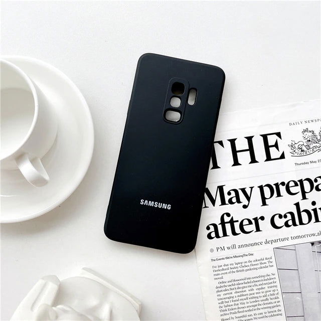 Black Camera Original Silicone case for Samsung S9 Plus - The Hatke