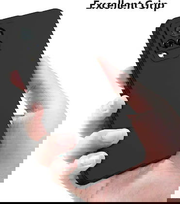 Black Camera Original Silicone case for Vivo V21 - The Hatke