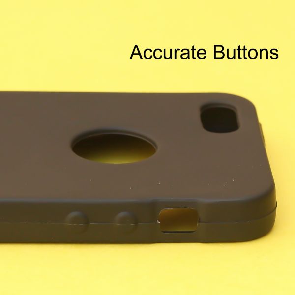 Black Candy Logo Cut Silicone Case for Apple Iphone 7 - The Hatke