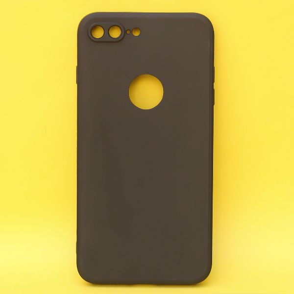 Black Candy Logo Cut Silicone Case for Apple Iphone 7 Plus - The Hatke