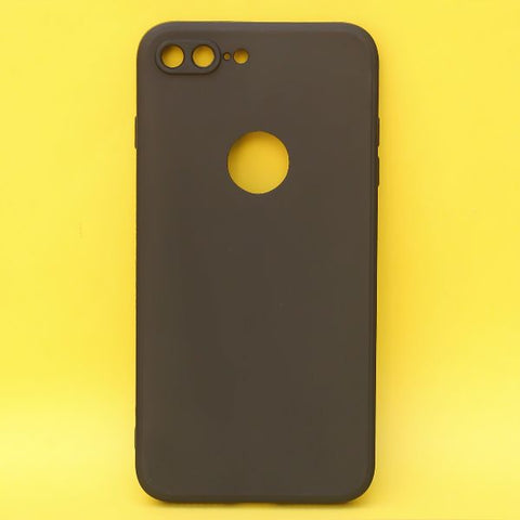 Black Candy Logo Cut Silicone Case for Apple Iphone 7 Plus - The Hatke