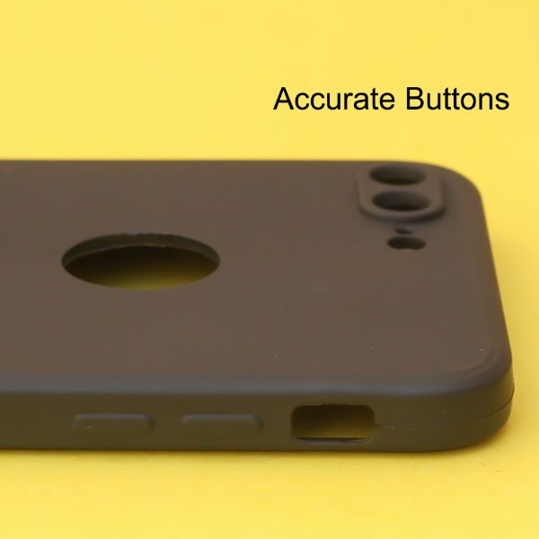 Black Candy Logo Cut Silicone Case for Apple Iphone 7 Plus - The Hatke