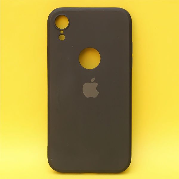 Black Candy Logo Cut Silicone Case for Apple Iphone XR - The Hatke