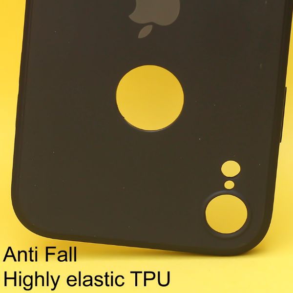 Black Candy Logo Cut Silicone Case for Apple Iphone XR - The Hatke