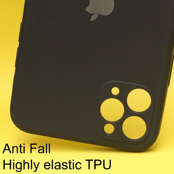 Black Candy Silicone Case for Apple Iphone 12 Pro - The Hatke