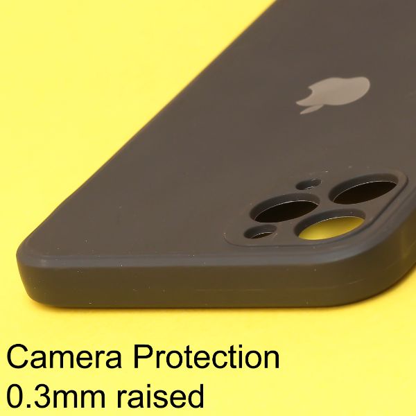 Black Candy Silicone Case for Apple Iphone 12 Pro - The Hatke