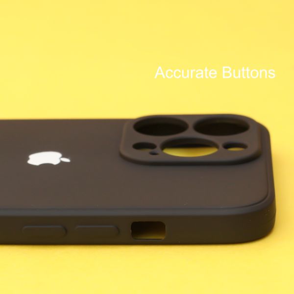 Black Candy Silicone Case for Apple Iphone 13 Pro Max - The Hatke