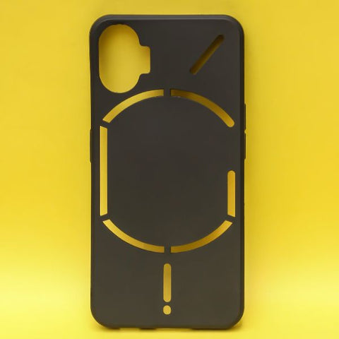 Black Candy Silicone Case for Nothing Phone 1 - The Hatke