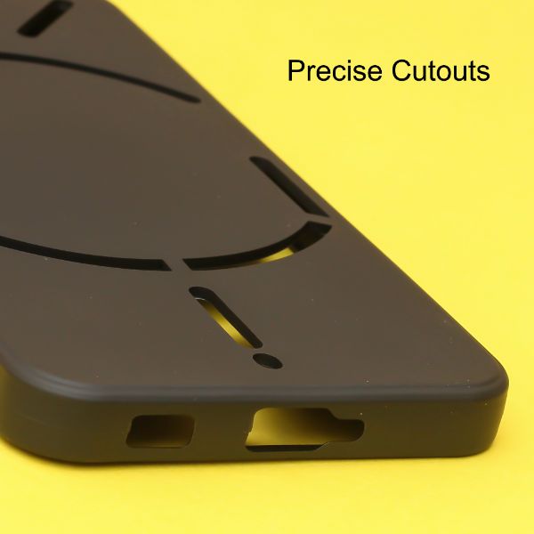 Black Candy Silicone Case for Nothing Phone 2 - The Hatke
