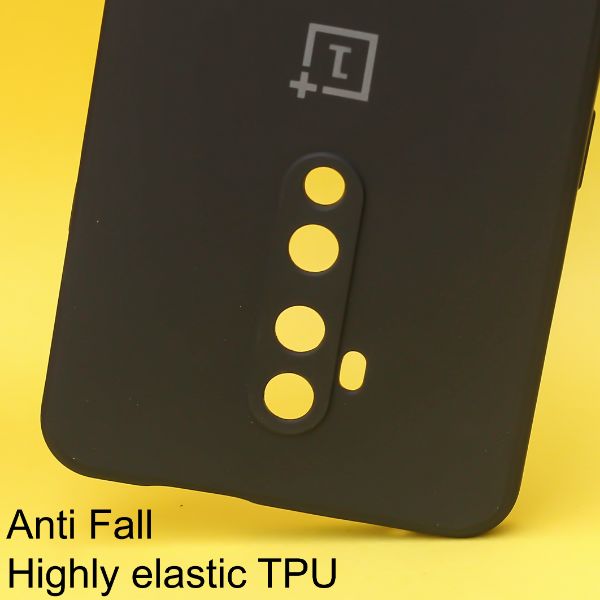 Black Candy Silicone Case for Oneplus 7 Pro - The Hatke