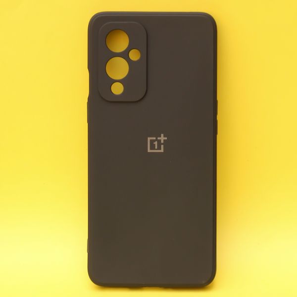 Black Candy Silicone Case for Oneplus 9 - The Hatke