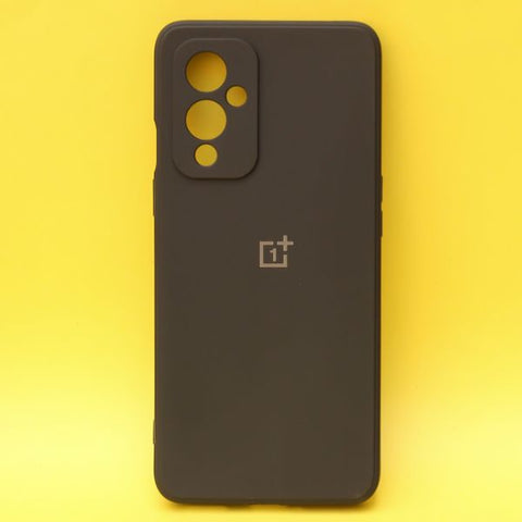 Black Candy Silicone Case for Oneplus 9 - The Hatke