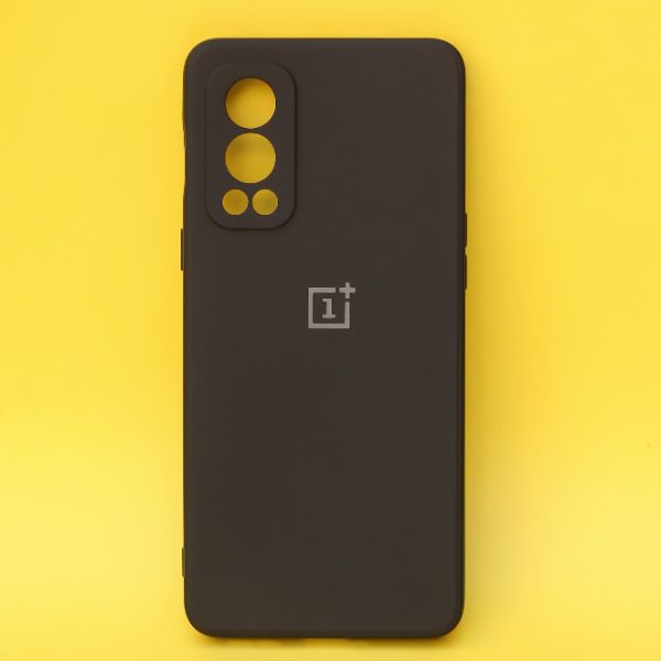 Black Candy Silicone Case for Oneplus Nord 2 - The Hatke