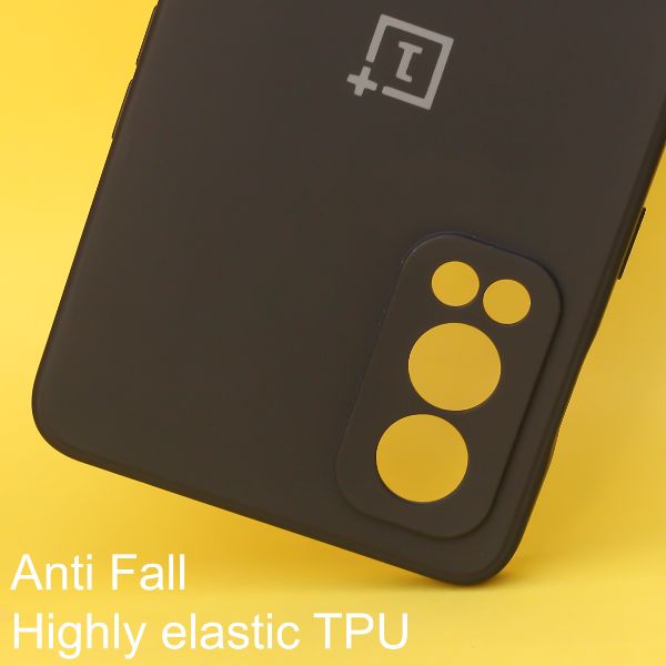 Black Candy Silicone Case for Oneplus Nord 2 - The Hatke