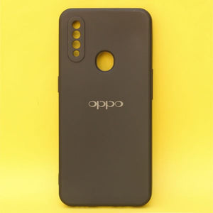 Black Candy Silicone Case for Oppo A31 - The Hatke