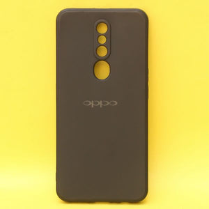 Black Candy Silicone Case for Oppo F11 Pro - The Hatke