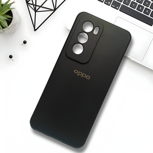 Black Candy Silicone Case for Oppo Reno 12 Pro - The Hatke