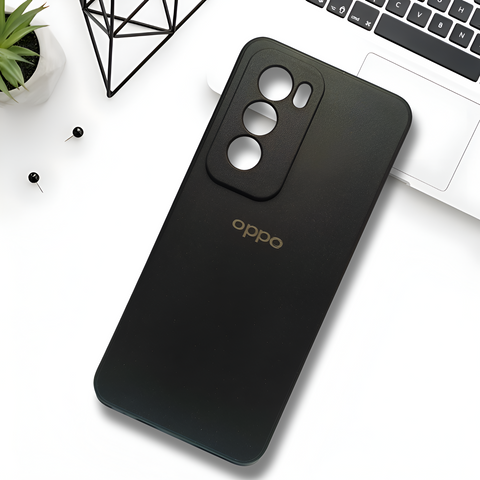 Black Candy Silicone Case for Oppo Reno 12 Pro - The Hatke