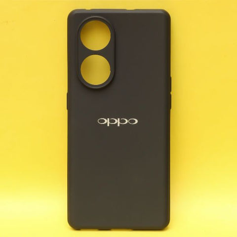 Black Candy Silicone Case for Oppo Reno 8T - The Hatke