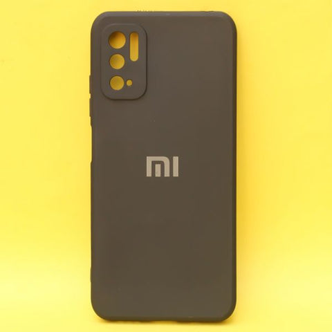 Black Candy Silicone Case for Poco M3 Pro - The Hatke