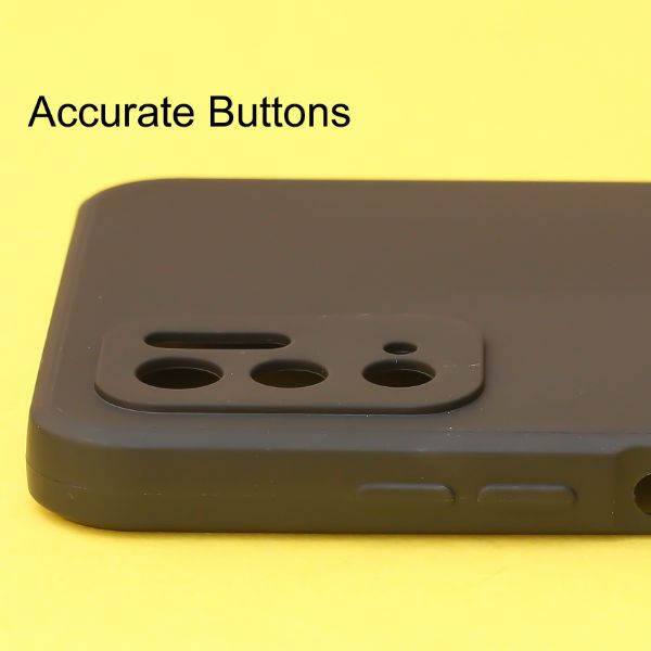 Black Candy Silicone Case for Poco M3 Pro - The Hatke