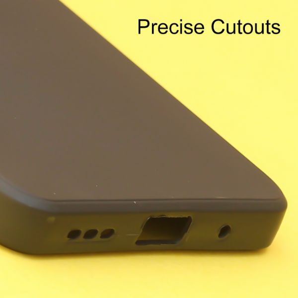 Black Candy Silicone Case for Poco M3 Pro - The Hatke
