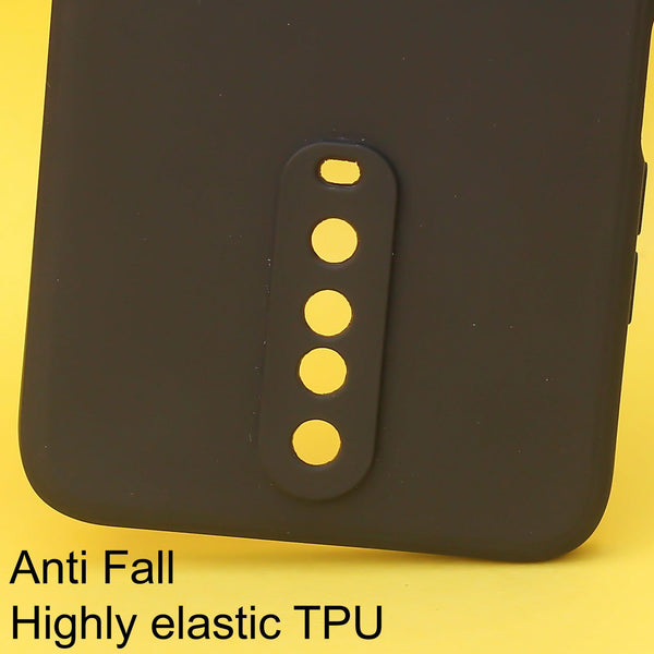 Black Candy Silicone Case for Poco X2 - The Hatke