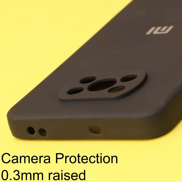 Black Candy Silicone Case for Poco X3 Pro - The Hatke