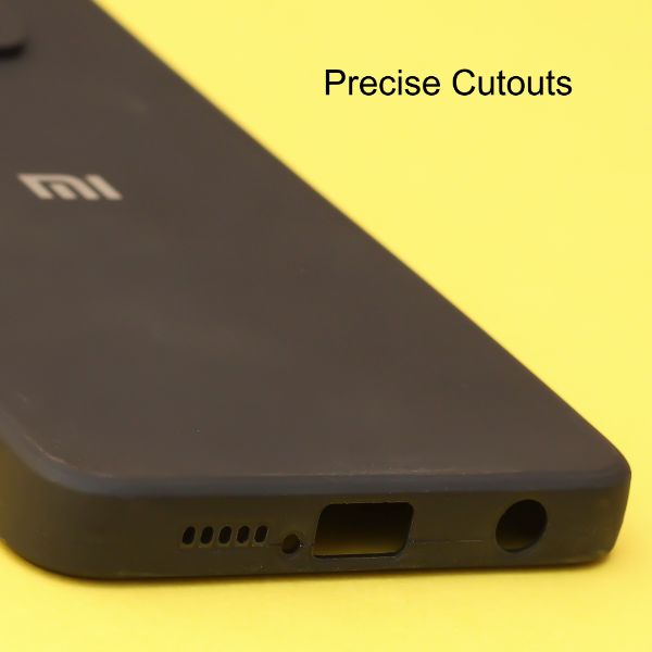 Black Candy Silicone Case for Poco X3 Pro - The Hatke