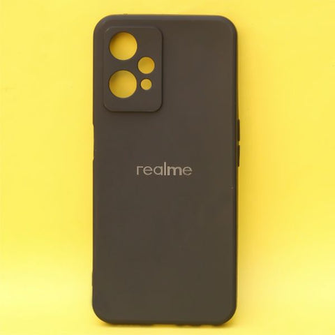 Black Candy Silicone Case for Realme 9 pro - The Hatke