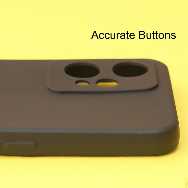 Black Candy Silicone Case for Realme 9 pro - The Hatke