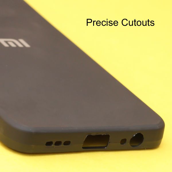 Black Candy Silicone Case for Redmi note 10 - The Hatke