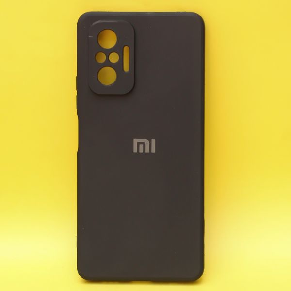 Black Candy Silicone Case for Redmi note 10 Pro Max - The Hatke
