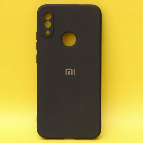Black Candy Silicone Case for Redmi note 7 - The Hatke