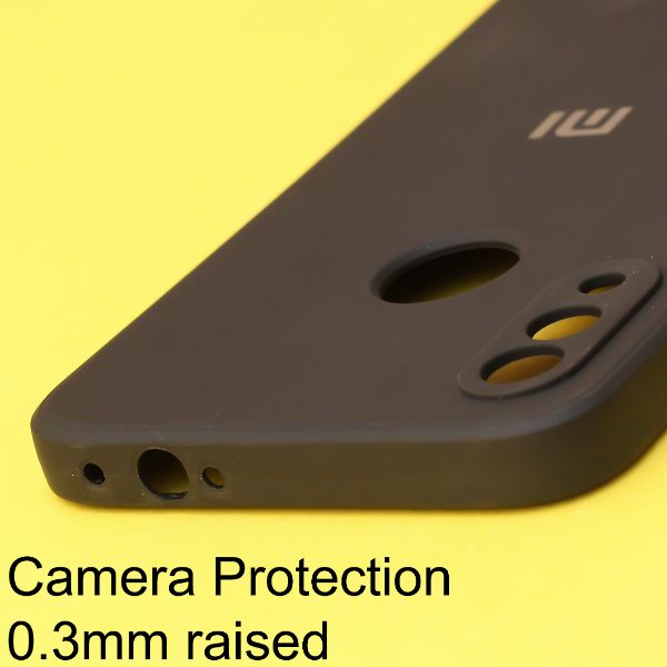 Black Candy Silicone Case for Redmi note 7 - The Hatke