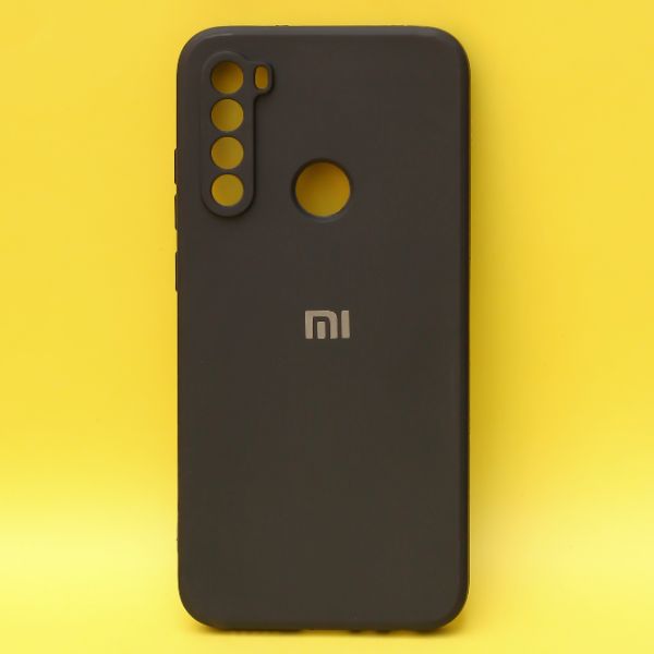 Black Candy Silicone Case for Redmi note 8 - The Hatke
