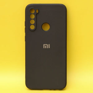 Black Candy Silicone Case for Redmi note 8 - The Hatke