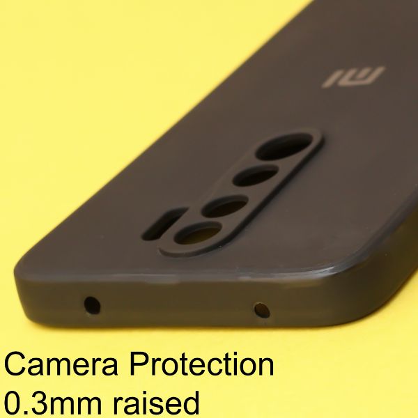 Black Candy Silicone Case for Redmi note 8 pro - The Hatke