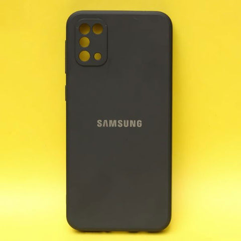 Black Candy Silicone Case for Samsung A31 - The Hatke